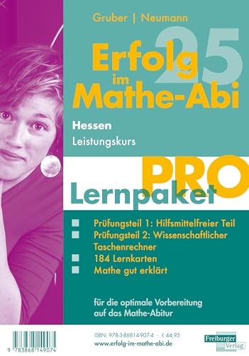 Erfolg im Mathe-Abi 2025 Hessen Lernpaket 'Pro' Leistungskurs von Freiburger Verlag