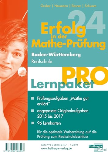 Lernpaket Pro Realschulabschluss 2024 Baden-Württemberg von Freiburger Verlag