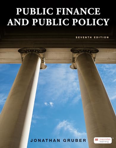 Public Finance and Public Policy (International Edition) von Macmillan Learning