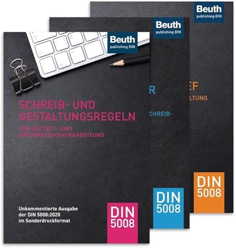 DIN 5008 - Das Praxispaket: Sonderdruck der Norm - Kommentar mit FAQ - Praxishilfe Geschäftsbrief (DIN Media Kommentar) von Beuth Verlag