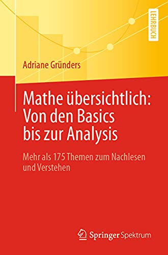 Mathe übersichtlich: Von den Basics bis zur Analysis: Mehr als 175 Themen zum Nachlesen und Verstehen von Springer Spektrum