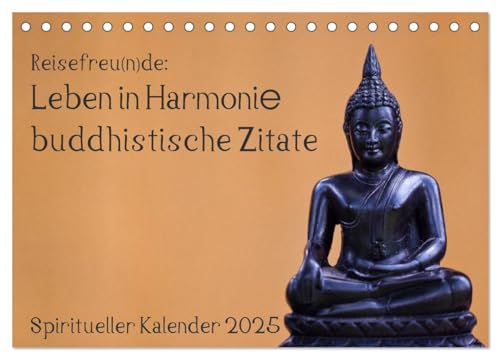 Reisefreu (Tischkalender 2025 DIN A5 quer), CALVENDO Monatskalender von CALVENDO