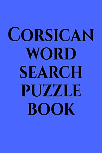 Corsican word search puzzle book von Notion Press