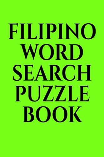 FILIPINO WORD SEARCH PUZZLE BOOK von Notion Press