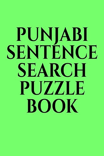 PUNJABI SENTENCE SEARCH PUZZLE BOOK von Notion Press