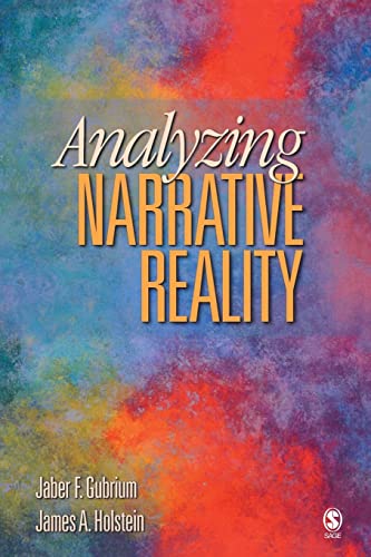 Analyzing Narrative Reality von Sage Publications