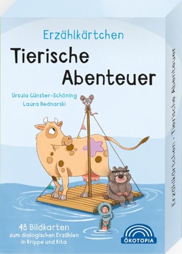 Erzählkärtchen: Tierische Abenteuer: 48 Bildkarten zum dialogischen Erzählen in Krippe und Kita von Klett Kita GmbH