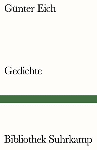 Gedichte (Bibliothek Suhrkamp) von Suhrkamp Verlag AG