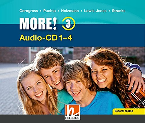 MORE! 3 Audio CD General Course 1-4: (Helbling Languages) von Helbling