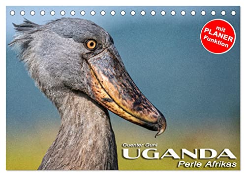 UGANDA - Perle Afrikas (Tischkalender 2024 DIN A5 quer), CALVENDO Monatskalender