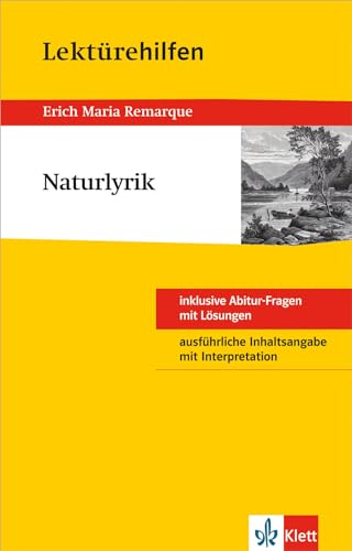 Klett Lektürehilfen Naturlyrik: für Oberstufe und Abitur - Interpretationshilfe für die Schule von Klett Lerntraining