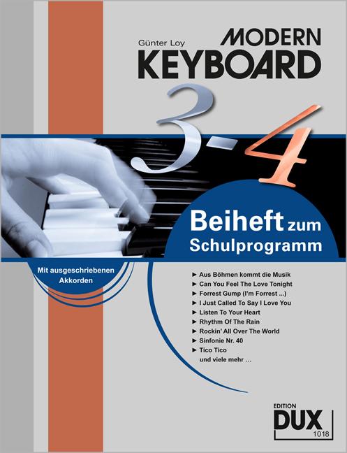 Modern Keyboard Beiheft 3-4 von Edition DUX