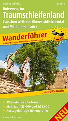 Unterwegs im Traumschleifenland Band 4, Zwischen Welterbe Oberes Mittelrheintal und Mittlerer Hunsrück: Wanderführer mit GPS-Tracks zum Download, 29 ... Übersichtskarte (Wanderführer: WF)