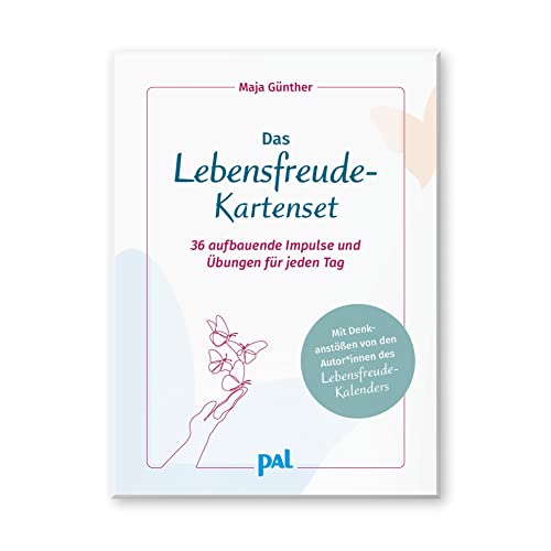 Das Lebensfreude-Kartenset: 36 aufbauende Impulse und Übungen für jeden Tag. Impulskarten mit Achtsamkeits-Meditationen von den Autoren vom Lebensfreude-Kalender. Mit Begleitheft und Pappschachtel. von PAL