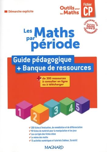 Outils pour les Maths CP par période (2025) - Guide pédagogique + Banque de ressources von MAGNARD