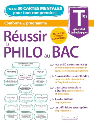 Réussir la Philo au Bac en cartes mentales von LAROUSSE