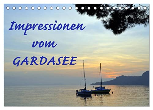 Impressionen vom Gardasee (Tischkalender 2025 DIN A5 quer), CALVENDO Monatskalender von CALVENDO