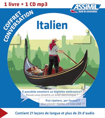 Coffret conversation Italien (guide + 1 CD) (Guide di conversazione)