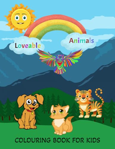 Joyful Coloring: A World of Cute & Cuddly Animals: A Fun and Adorable 25-Page Coloring Book for Kids
