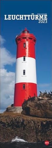 Jean Guichard: Leuchttürme Vertical 2023. Länglicher Kalender mit faszinierenden Leuchtturm-Fotos. Das XXL-Vertikal-Format des Bildkalenders bringt die Leuchttürme perfekt zur Geltung.
