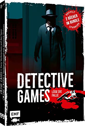 Detective Games – Löse die Fälle!: 2 Bücher im Bundle: Spannende Verbrechen für alle Krimi- und Escape Rätsel-Fans: Hinweise aufspüren, Nachrichten entschlüsseln und Indizien kombinieren von Edition Michael Fischer / EMF Verlag