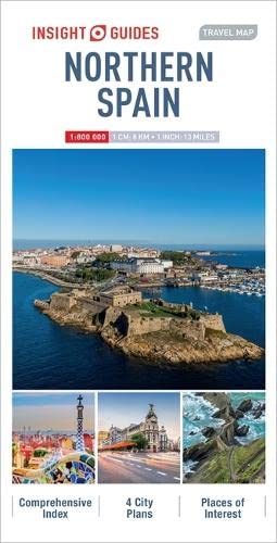 Insight Guides Travel Map Northern Spain (Insight Maps) (Insight Guides Travel Maps)