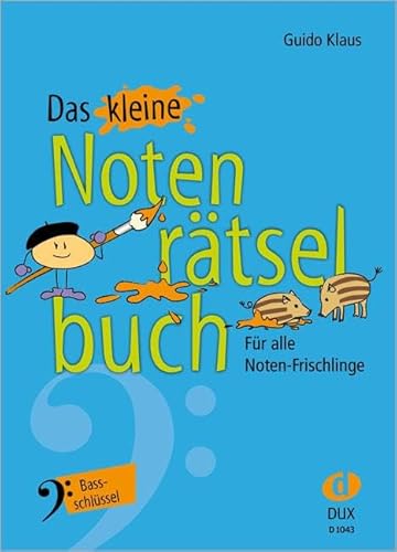 Das kleine Notenrätselbuch: Bassschlüssel