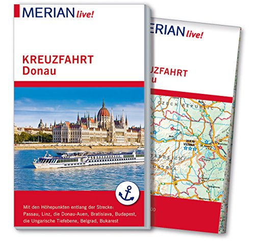 MERIAN live! Reiseführer Kreuzfahrt Donau: Mit Kartenatlas im Buch und Extra-Karte zum Herausnehmen