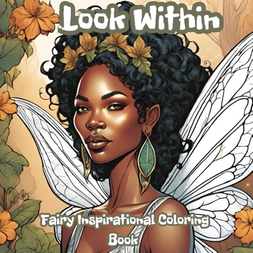 Look Within: Fairy Inspirational Coloring Book von Used my own imprint