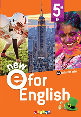 NEW E For English - Anglais 5e Ed. 2022 - Livre élève von DIDIER