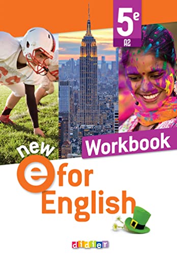 NEW E For English - Anglais 5e Ed. 2022 - Workbook von DIDIER