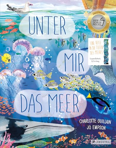 Unter mir das Meer: Leporello-Wendebilderbuch mit 2,5 Metern Spannweite (Leporello-Sachbilderbücher, Band 3) von Prestel