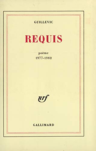 Requis: Poèmes 1977-1982 von GALLIMARD