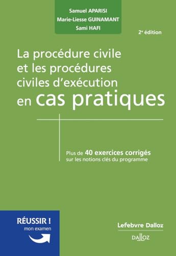 La procédure civile et les procédures civiles d'exécution. 2e éd. von DALLOZ