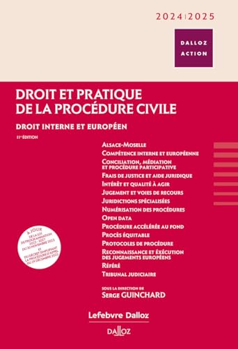 Droit et pratique de la procédure civile 2024/2025 - Droit interne et européen von DALLOZ