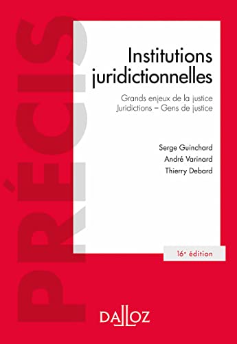 Institutions juridictionnelles. 16e éd. von DALLOZ