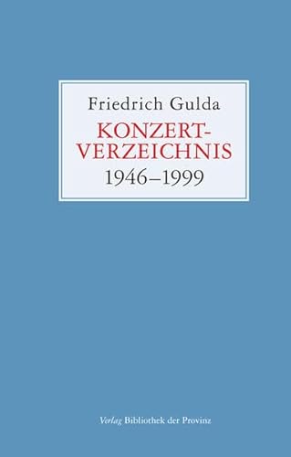 Konzertverzeichnis: 1946-1999