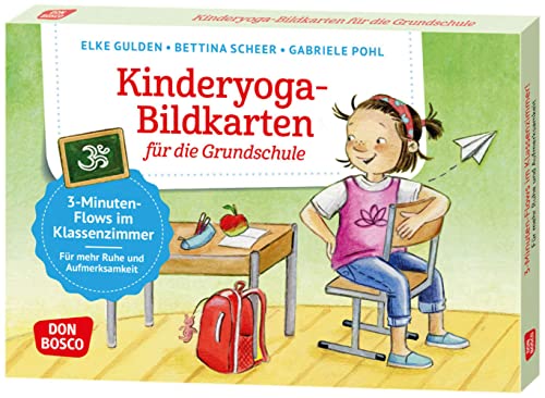 Kinderyoga-Bildkarten für die Grundschule: Mit Yoga-Übungen Konzentration & Aufmerksamkeit bei Kindern von 6 bis 10 Jahren fördern (Körperarbeit und innere Balance. 30 Ideen auf Bildkarten) von Don Bosco