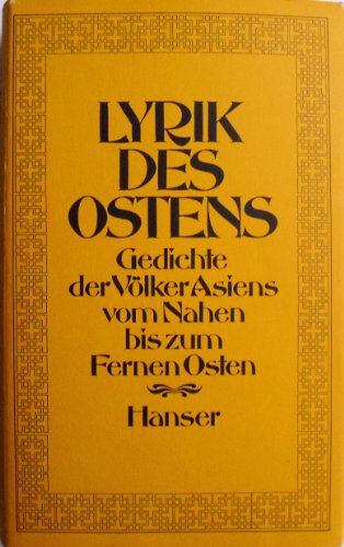 Lyrik des Ostens