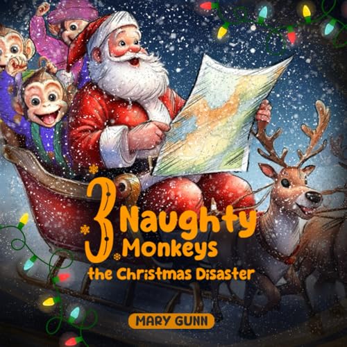 3 Naughty Monkeys & the Christmas Disaster von Pine Book Writing