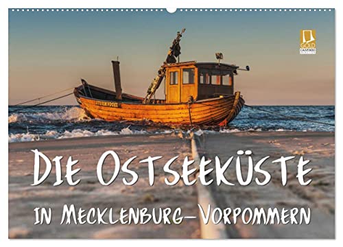 Die Ostseeküste in Mecklenburg-Vorpommern (Wandkalender 2024 DIN A2 quer), CALVENDO Monatskalender