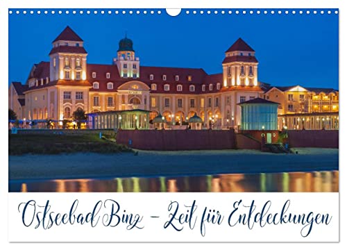 Ostseebad Binz – Zeit für Erholung (Wandkalender 2024 DIN A3 quer), CALVENDO Monatskalender