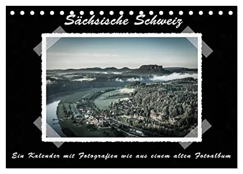 Sächsische Schweiz (Tischkalender 2024 DIN A5 quer), CALVENDO Monatskalender