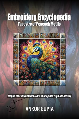 EMBROIDERY ENCYCLOPEDIA: Tapestry of Peacock Motifs von Independently published