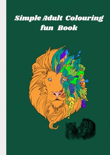 Simple Adult Colouring Fun Book von Independently published