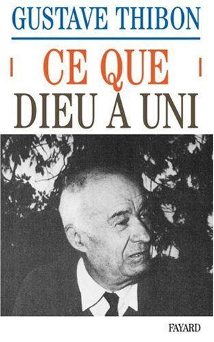 Ce que dieu a uni von Fayard