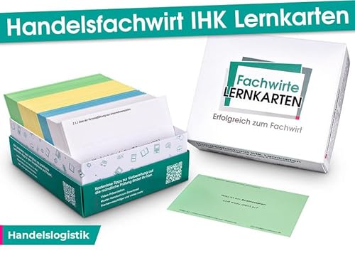 Handelsfachwirt IHK Lernkarten - Handelslogistik: Prüfungsvorbereitung auf das Wahlfach Handelslogistik von Lernkarten Verlag Inh. David Guttmann