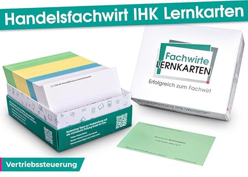 Handelsfachwirt IHK Lernkarten - Vertriebssteuerung: Prüfungsvorbereitung auf das Wahlfach Vertriebssteuerung von Lernkarten Verlag Inh. David Guttmann