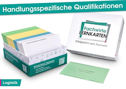 Handlungsspezifische Qualifikationen - Lernkarten Logistik: Prüfungsvorbereitung für Wirtschaftsfachwirte von Lernkarten Verlag Inh. David Guttmann