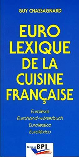 Eurolexique de la cuisine francaise